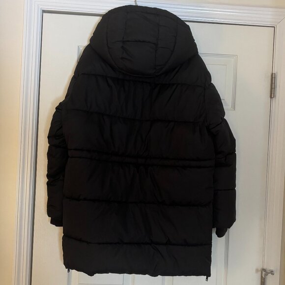 GAP Woman's ColdControl Max Puffer Coat Size L in color True Black - Picture 2 of 5